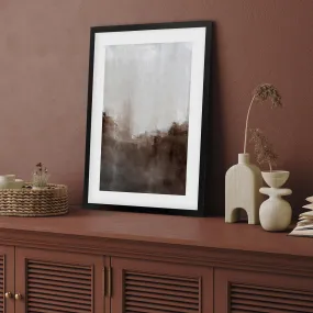 Brown Haze Framed Art