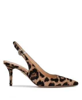 Charlotte Olympia Pointed leopard print pumps