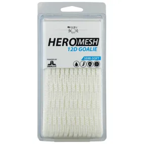 East Coast Dyes Hero Mesh 12-Diamond Semi-Soft Goalie Mesh Lacrosse Stringing Piece