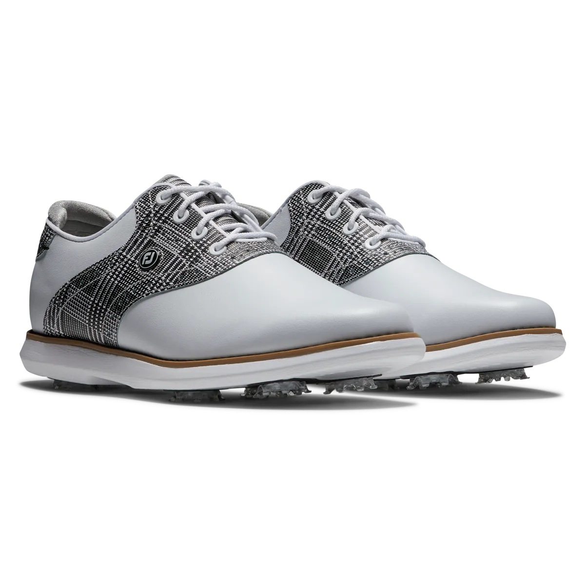 FootJoy Women's Traditions- White/Grey Golf Shoes