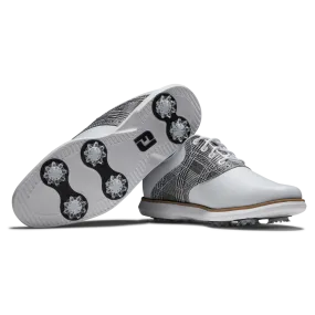 FootJoy Women's Traditions- White/Grey Golf Shoes