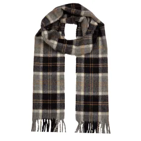 Heritage Tartan Check Cashmere Scarf with Tassels