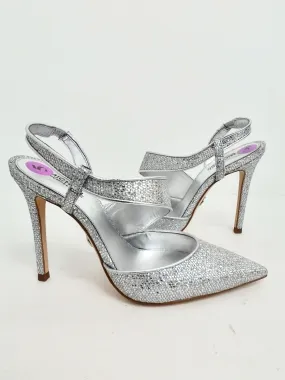 Michael Kors Women's Silver Heels Size 5, 8 M