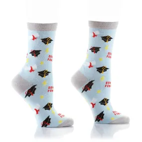 "Graduation" Dress Crew Socks by YO Sox - Medium